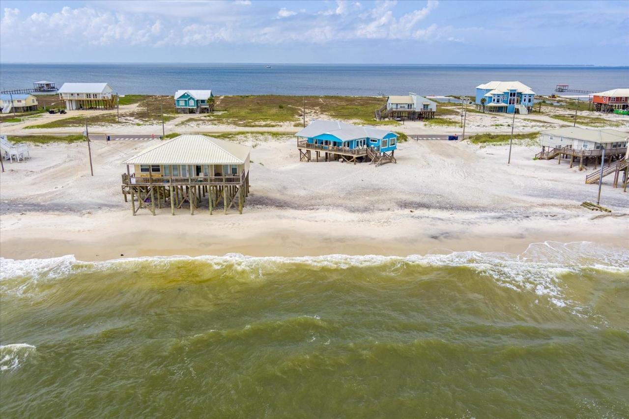 Knee Deep - Amazing Beach Cottage Locates On Sugar White Sands, Great Gulf And Bay Views, Home Dauphin Island Exterior foto